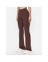 Guess Pantaloni trening Aggie V3YB02 MC04N Maro Flare Fit - Pled.ro