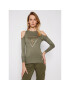 Guess Pulover Aurelie W1RR0D Z2NQ0 Verde Regular Fit - Pled.ro