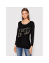 Guess Pulover W2RR22 Z2NQ0 Negru Relaxed Fit - Pled.ro