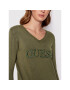 Guess Pulover W2YR26 Z2NQ0 Verde Regular Fit - Pled.ro