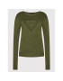 Guess Pulover W2YR29 Z2NQ0 Verde Regular Fit - Pled.ro