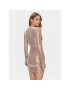 Guess Rochie cocktail Britney W4RK42 KBJG0 Auriu Slim Fit - Pled.ro