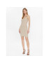 Guess Rochie de zi Christina W3GK24 KAQL2 Bej Slim Fit - Pled.ro