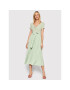 Guess Rochie de zi Erynn WBGK86 WE6D1 Verde Slim Fit - Pled.ro