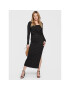 Guess Rochie de zi Esmeralda W3RK59 KBKR2 Negru Slim Fit - Pled.ro