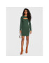 Guess Rochie de zi Lana WBBK86 KB9E2 Verde Slim Fit - Pled.ro