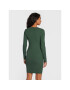 Guess Rochie de zi Lana WBBK86 KB9E2 Verde Slim Fit - Pled.ro