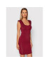 Guess Rochie de zi Laurette W1BK66 K7UW1 Vișiniu Regular Fit - Pled.ro