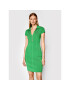 Guess Rochie de zi W2YK10 Z2XY0 Verde Slim Fit - Pled.ro