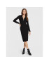 Guess Rochie de zi Yasmine W2BK76 K8RT2 Negru Slim Fit - Pled.ro