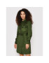 Guess Rochie tip cămașă Dora W1BK13 WE5D0 Verde Slim Fit - Pled.ro