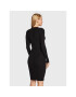 Guess Rochie tricotată Alexandra W2BK39 Z2V42 Negru Slim Fit - Pled.ro