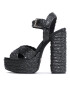 Guess Sandale Gabira FL6GBN ELE03 Negru - Pled.ro