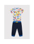 Guess Set tricou și pantaloni I1YG00 K8HM0 Bleumarin Regular Fit - Pled.ro