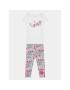 Guess Set tricou și leggings A4RG03 K6YW3 Colorat Regular Fit - Pled.ro