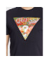 Guess Tricou Abstract Logo M3GI57 K9RM1 Bleumarin Slim Fit - Pled.ro