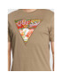 Guess Tricou Abstract Logo M3GI57 K9RM1 Verde Slim Fit - Pled.ro