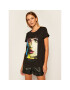 Guess Tricou Andreana W0YI50 JA900 Negru Regular Fit - Pled.ro