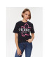 Guess Tricou Ann V3BI07 K8FQ4 Albastru Regular Fit - Pled.ro