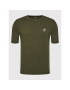 Guess Tricou Bandes U1BA32 J1311 Verde Regular Fit - Pled.ro