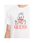 Guess Tricou Banksy M3BI98 JR06K Alb Slim Fit - Pled.ro