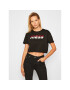 Guess Tricou Crop O0BA41 K8HM0 Negru Regular Fit - Pled.ro