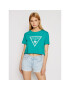 Guess Tricou E02I01 JA911 Verde Cropped Fit - Pled.ro