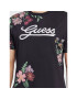 Guess Tricou Flower Script M3GI07 K8FQ4 Bleumarin Regular Fit - Pled.ro