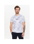 Guess Tricou Foliage M3GI27 I3Z14 Albastru Slim Fit - Pled.ro