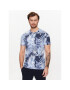 Guess Tricou Foliage M3GI27 I3Z14 Bleumarin Slim Fit - Pled.ro