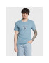 Guess Tricou Geo Triangle M3GI23 J1314 Albastru Slim Fit - Pled.ro