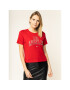 Guess Tricou Glam La Tee W01I89 R5JK0 Roșu Regular Fit - Pled.ro