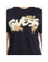 Guess Tricou Graffiti Logo M3GI59 K9RM1 Bleumarin Slim Fit - Pled.ro