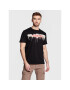 Guess Tricou Graffiti M3RI75 KBDK0 Negru Slim Fit - Pled.ro