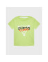 Guess Tricou I3RI02 K8HM0 Verde Regular Fit - Pled.ro