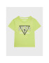 Guess Tricou I3RI03 K8HM0 Verde Regular Fit - Pled.ro