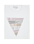 Guess Tricou J2YI08 K6YW1 Alb Regular Fit - Pled.ro