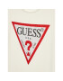 Guess Tricou J2YI51 K6YW1 Alb Regular Fit - Pled.ro