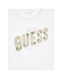 Guess Tricou J3GI13 K8HM3 Alb Regular Fit - Pled.ro