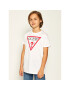 Guess Tricou L73I55 K5M20 Alb Regular Fit - Pled.ro