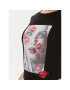 Guess Tricou Lipstick Kisses W4RI20 K9RM1 Negru Regular Fit - Pled.ro