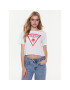 Guess Tricou Logo E02I01 JA914 Alb Boxy Fit - Pled.ro