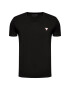 Guess Tricou M1RI32 J1311 Negru Super Slim Fit - Pled.ro