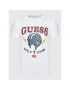 Guess Tricou M2GI02 K6XN1 Alb Slim Fit - Pled.ro