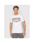 Guess Tricou M2RI18 J1311 Alb Slim Fit - Pled.ro