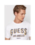 Guess Tricou M2RI18 J1311 Alb Slim Fit - Pled.ro