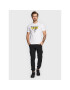 Guess Tricou M3RI12 J1314 Alb Slim Fit - Pled.ro