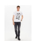 Guess Tricou M3YI06 I3Z14 Alb Slim Fit - Pled.ro