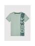 Guess Tricou N2YI19 K8HM0 Verde Regular Fit - Pled.ro