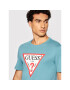 Guess Tricou Original Logo M1RI71 I3Z11 Verde Slim Fit - Pled.ro